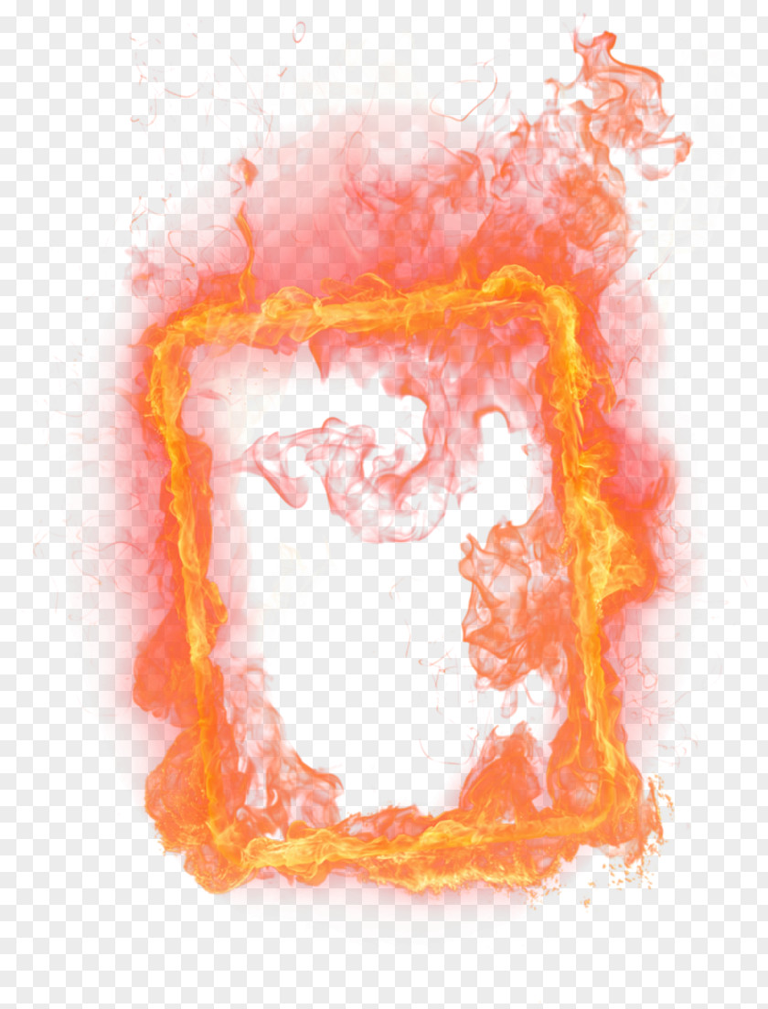 Pouring Flame Picture Frames Photography PNG
