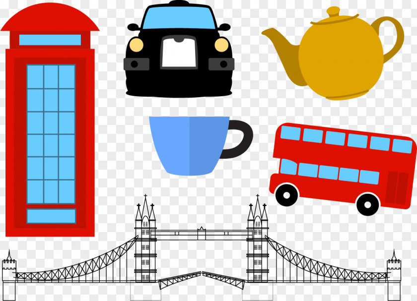 Vector London Phone Booth Clip Art PNG