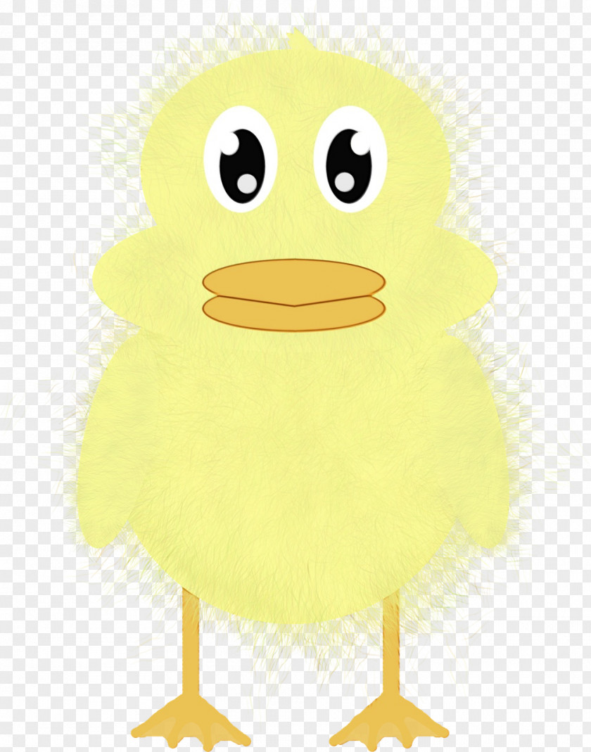 Yellow Bird Cartoon Duck Ducks, Geese And Swans PNG