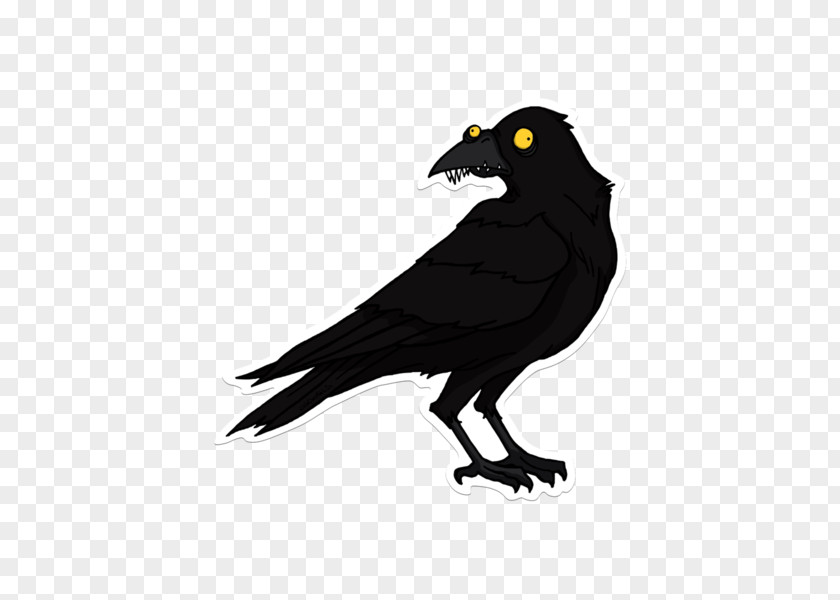 American Crow Sticker Die Cutting Common Raven PNG
