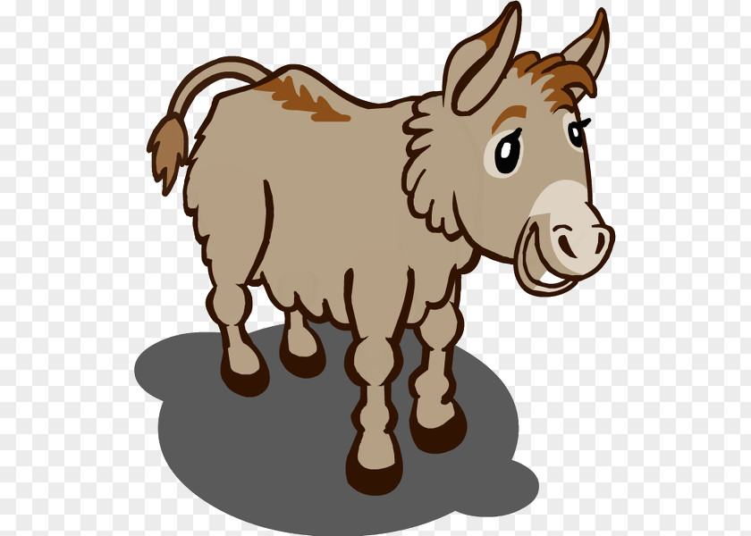 Donkey FarmVille Cattle Horse Clip Art PNG