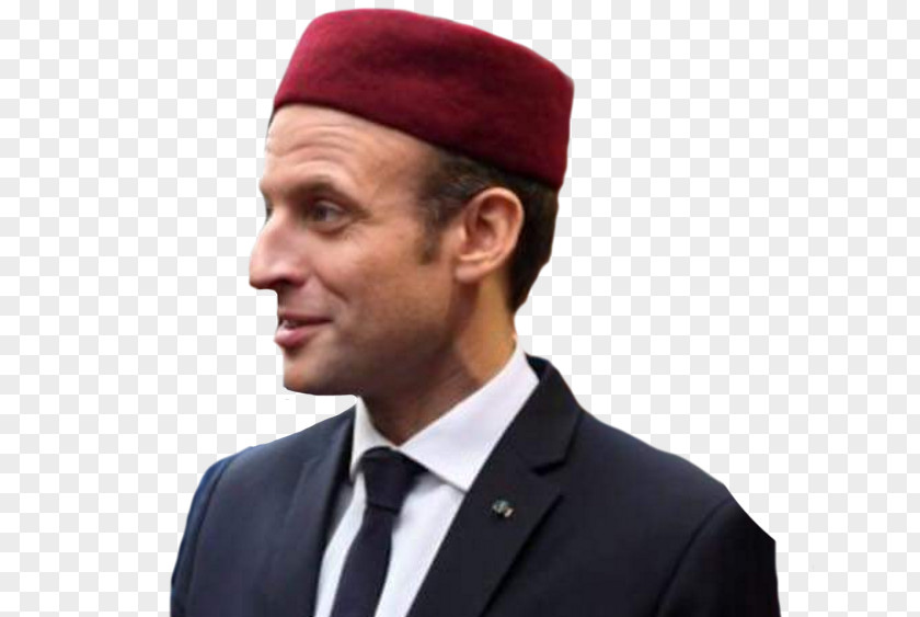 France Emmanuel Macron Tunis Chéchia Fes PNG