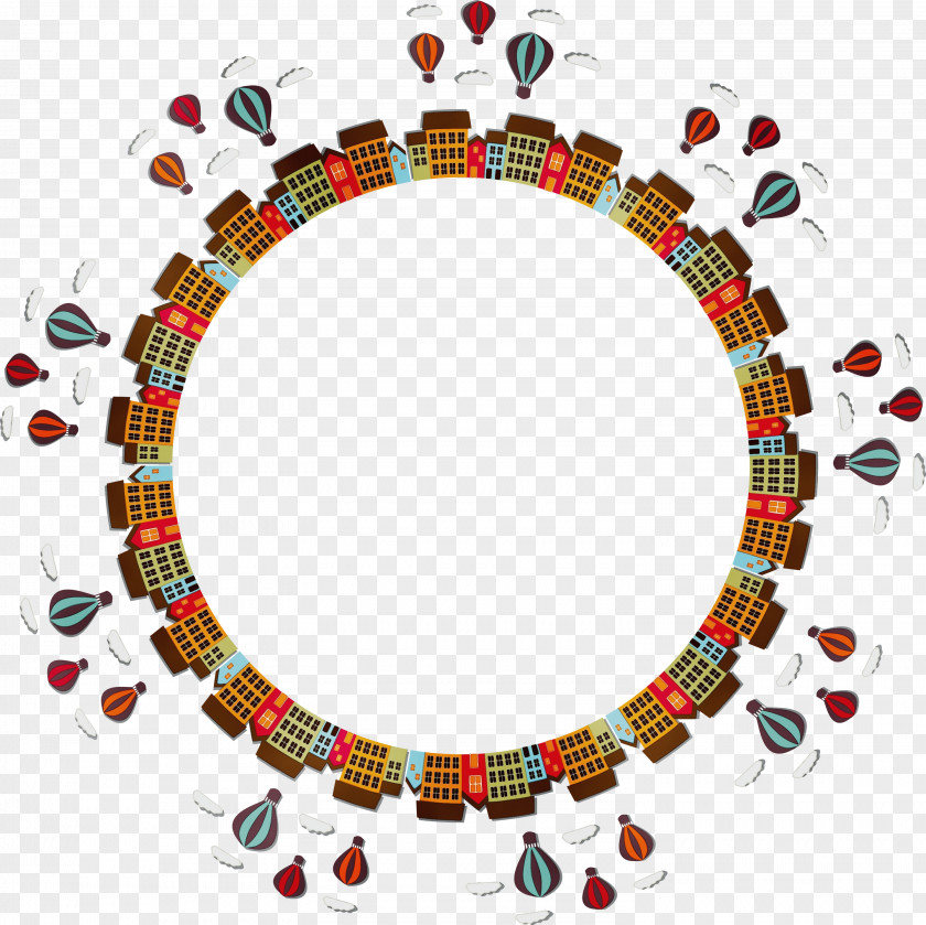 Jewellery Necklace Hot Air Balloon PNG
