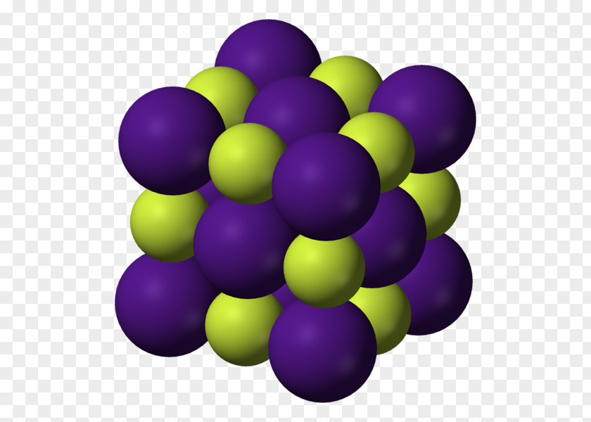 Potassium Fluoride Ionic Bonding PNG