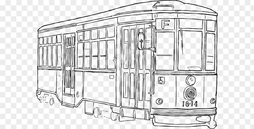 Streetcar Cliparts Tram New Orleans Clip Art PNG