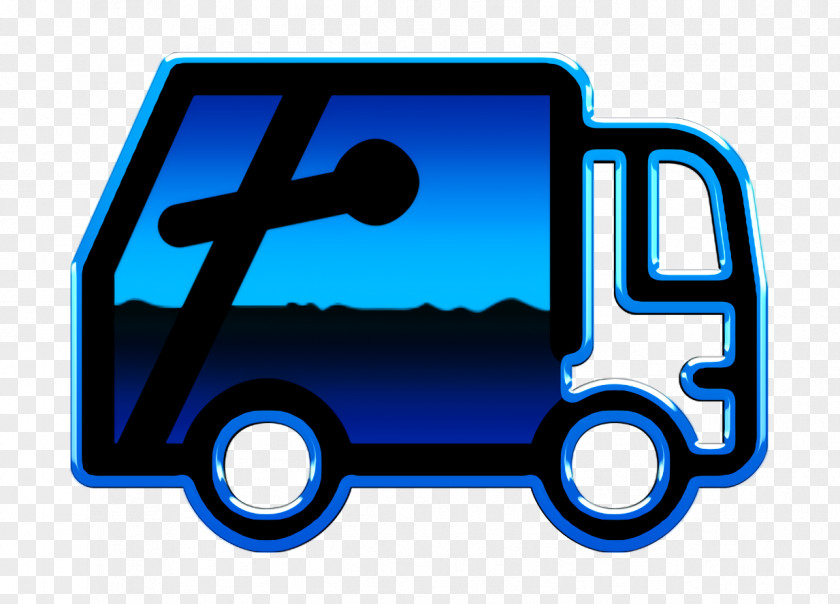 Vehicle Electric Blue Truck Icon PNG