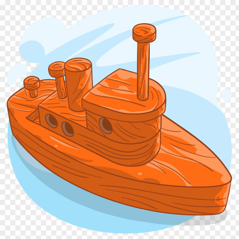 Boat Randleman Paint Orange Illustration PNG