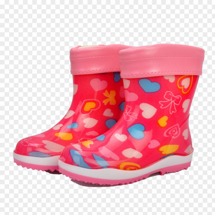 Children Rain Boots Pink Child Wellington Boot Designer PNG
