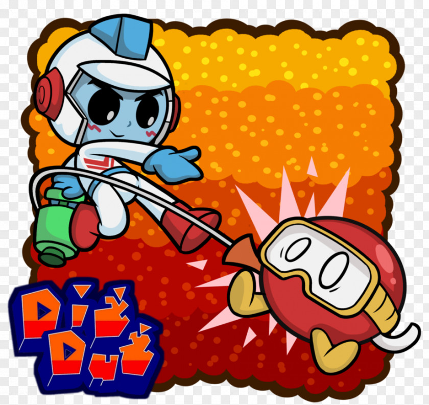 Dig Dug Fan Art Drawing DeviantArt PNG