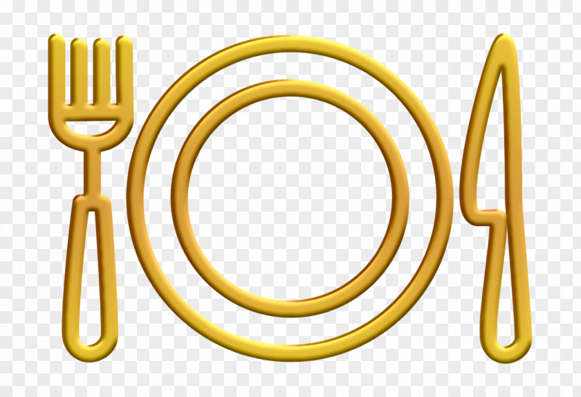 Eating Icon Lunch Knife Fork And Plate PNG