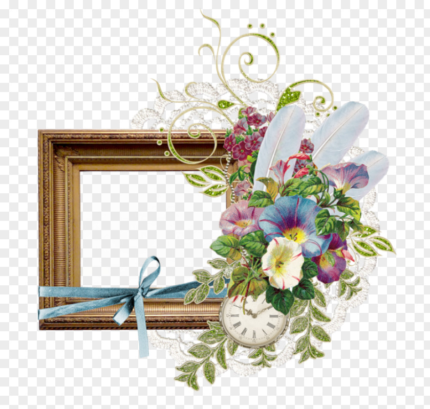 Flower Picture Frames Cut Flowers Vintage Clothing Clip Art PNG