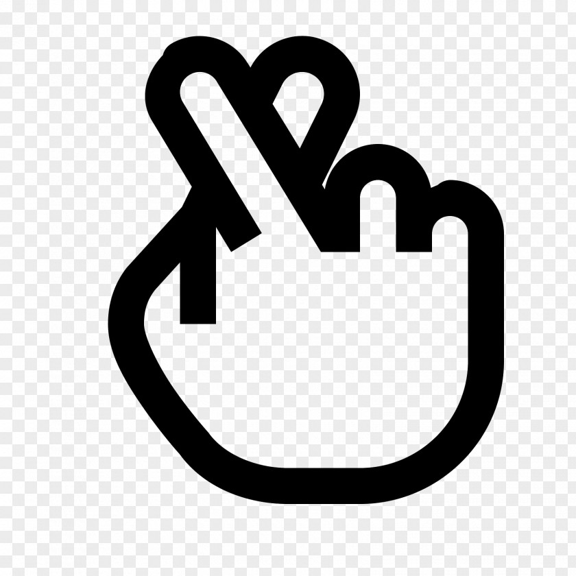 Lucky Symbols Crossed Fingers Symbol Hand PNG