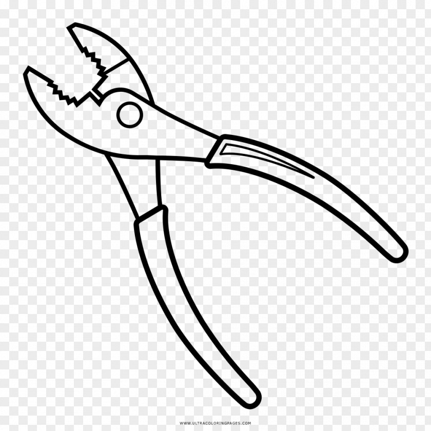 Pliers Lineman's Drawing Coloring Book Alicates Universales PNG