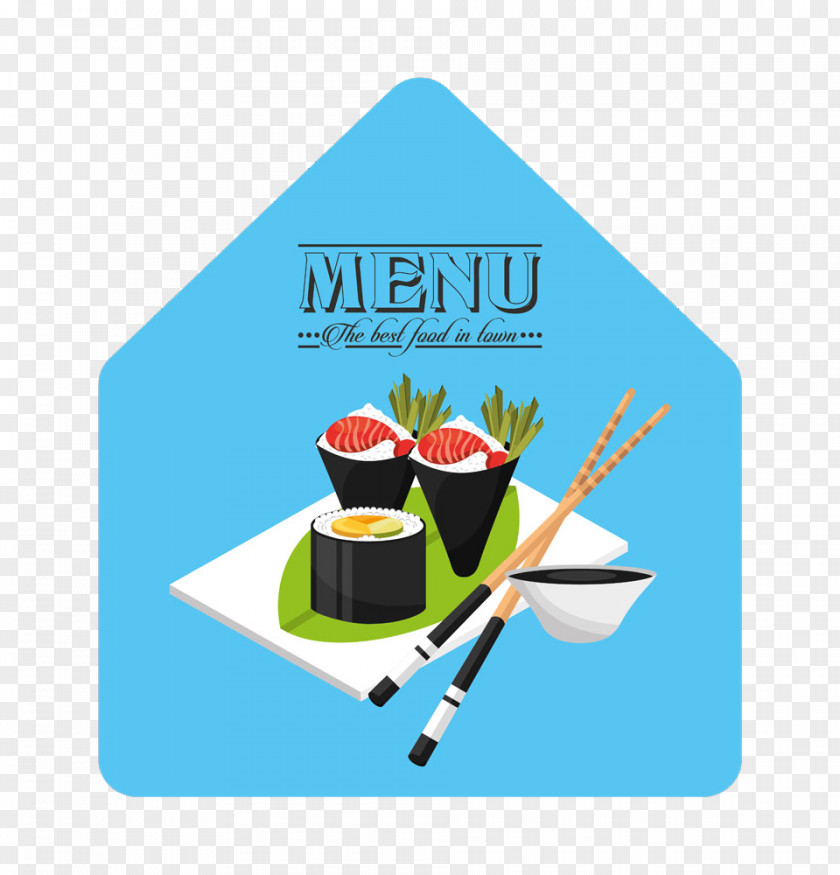 Food Design Vector Japanese Cuisine Sushi Menu Restaurant PNG