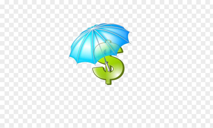 Umbrella Of Money Travel Insurance ICO Icon PNG