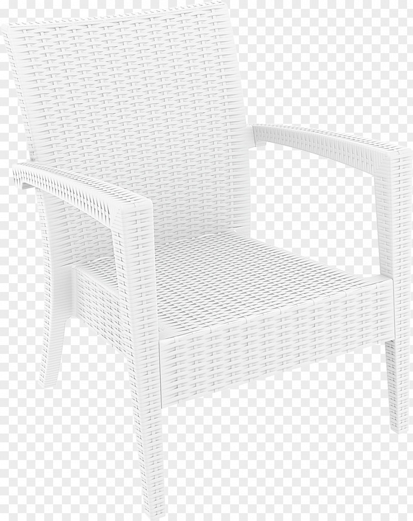 Colored Rattan Wing Chair Plastic Armrest Couch PNG