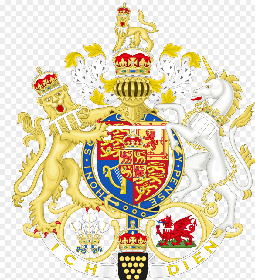 Prince Of Wales Royal Coat Arms The United Kingdom Badge PNG