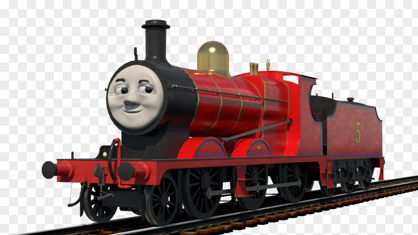 Small Train Thomas James The Red Engine Rail Transport Tank Locomotive PNG