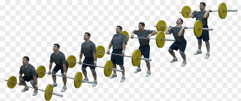 Dumbbell Hang Clean Bench Press And Olympic Weightlifting Weight Training PNG
