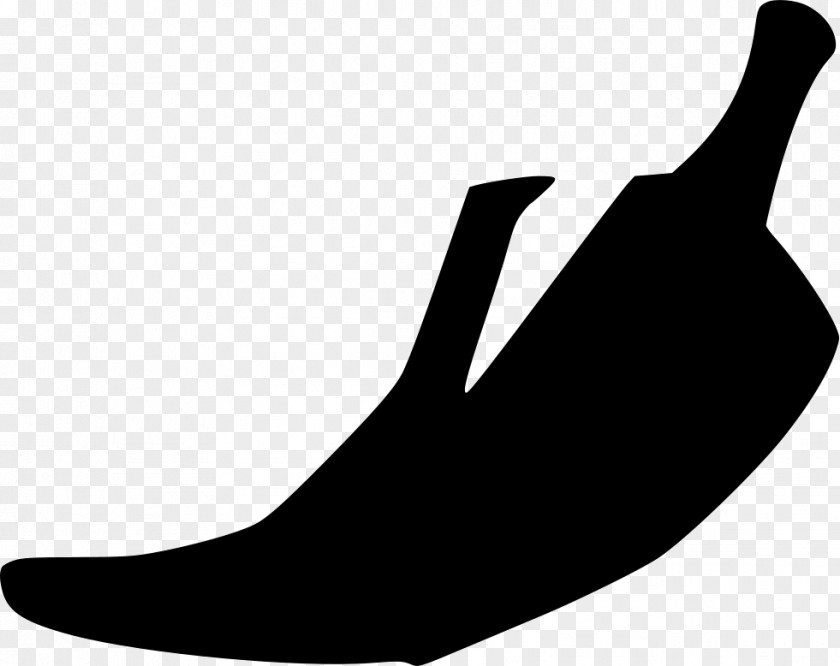 Silhouette Black Shoe Clip Art PNG