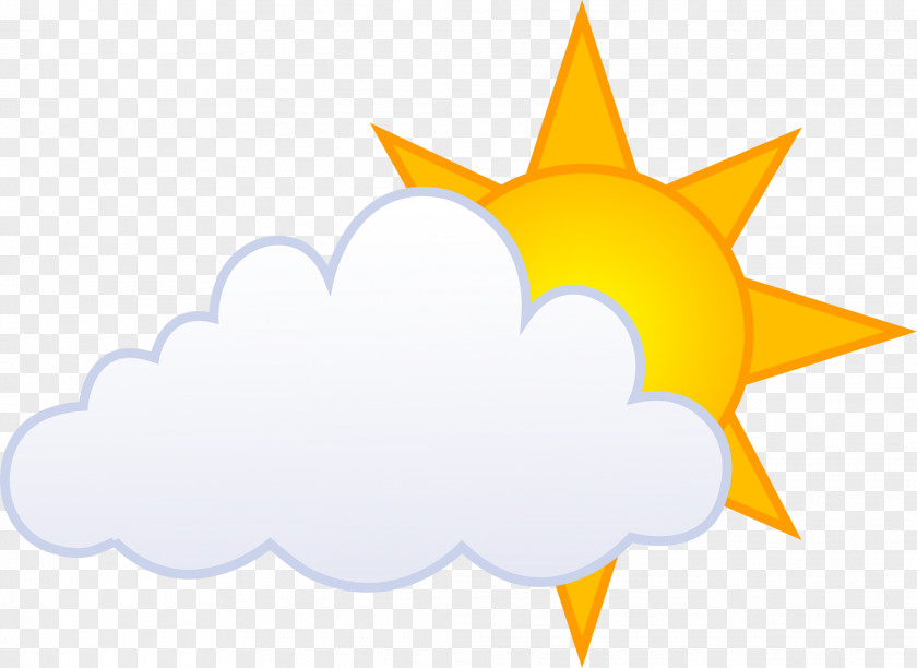 Sun Cloud Drawing Clip Art PNG