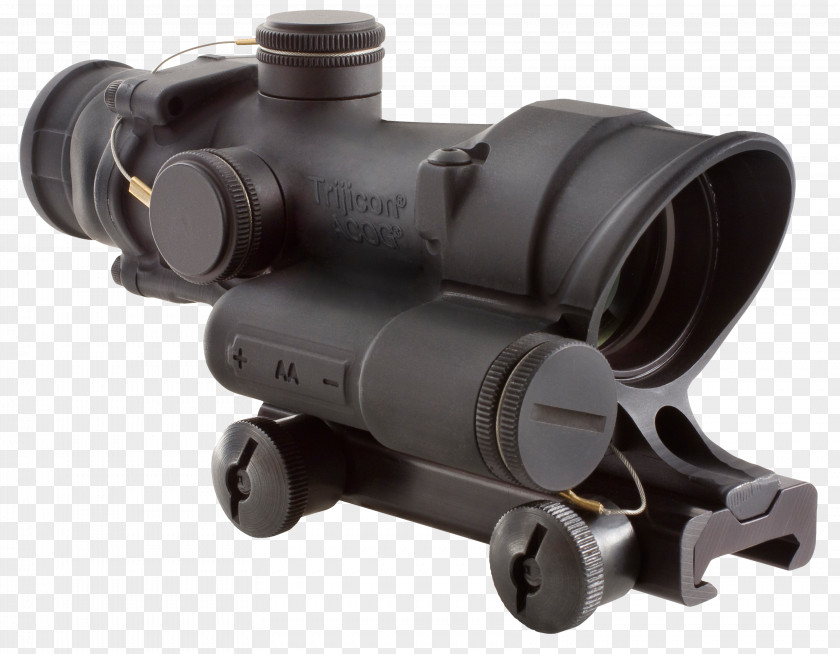Advanced Combat Optical Gunsight Trijicon Telescopic Sight Red Dot Reticle PNG