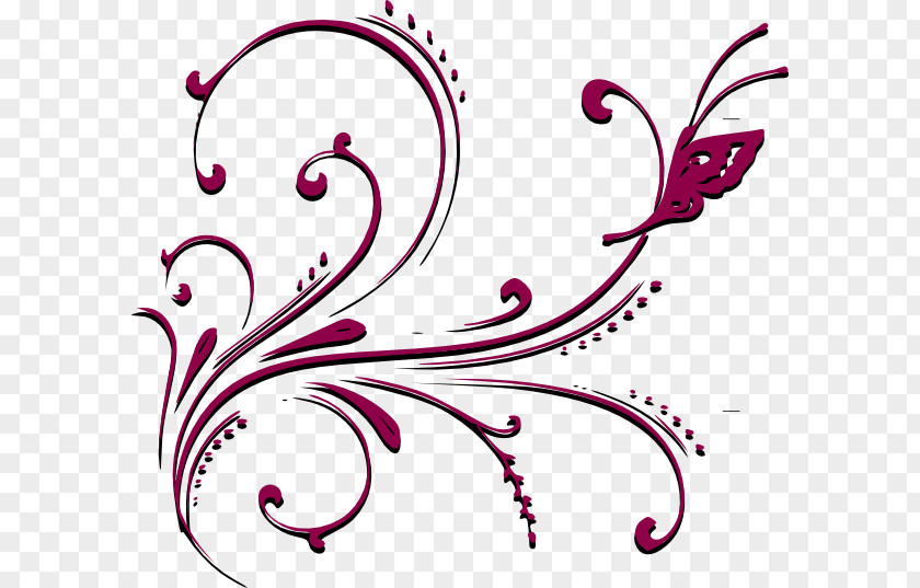 Butterfly Border Clip Art PNG