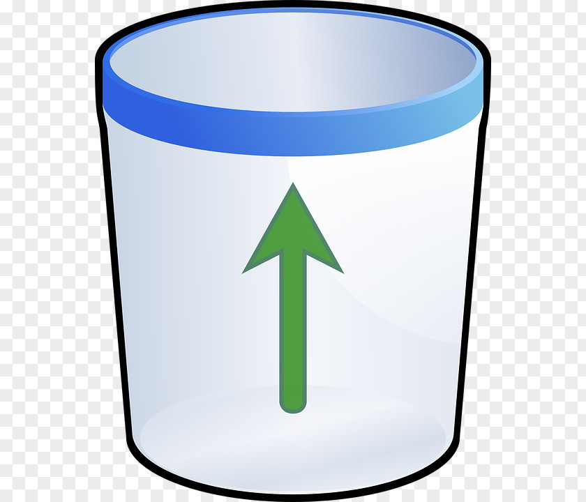 Cup Cylindrical Space Arrow Waste Container Recycling Bin Clip Art PNG