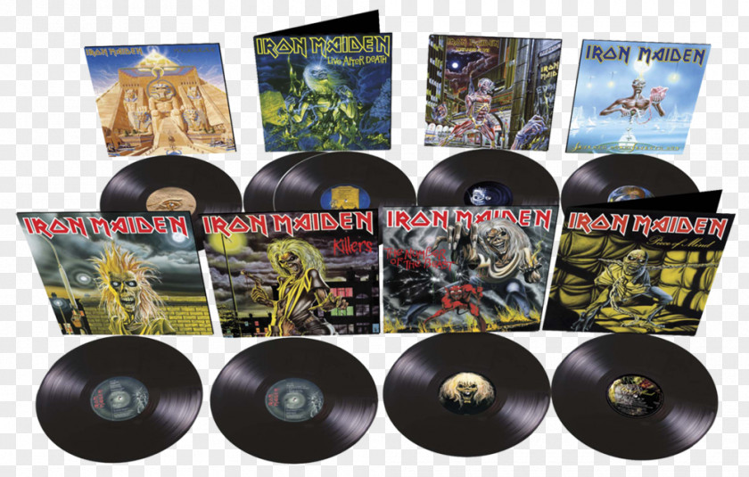 Iron Maiden Phonograph Record The Number Of Beast Album LP PNG