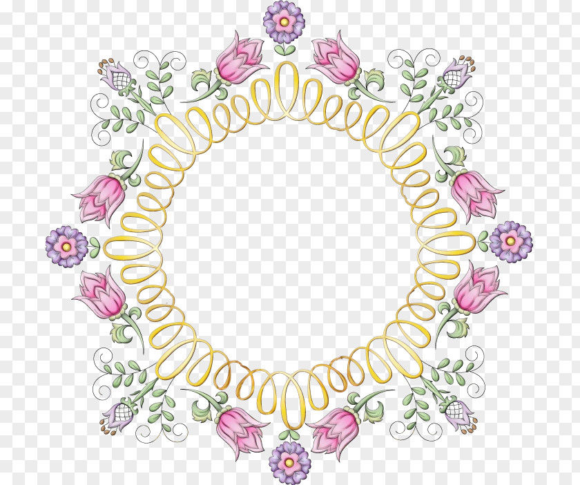 Oval Pink Circle PNG