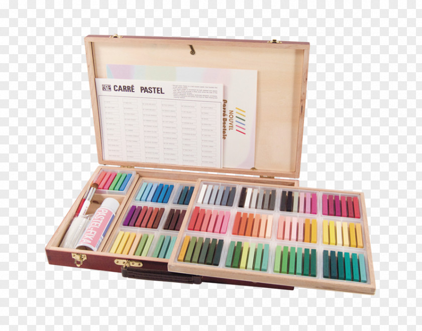 Pastel Water Color Paper Drawing Box Writing Implement PNG