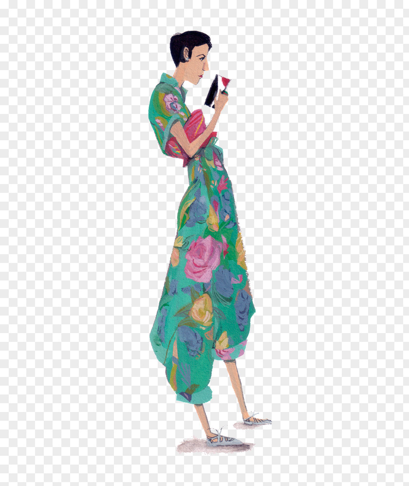 A Woman Wearing Skirt Dress Designer PNG