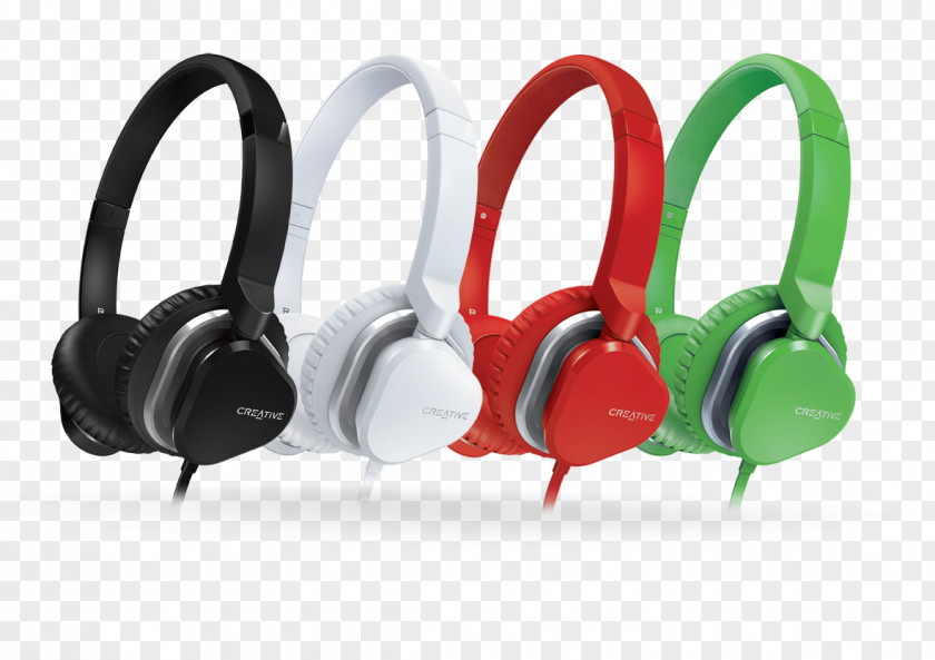 HeadsetOn-earBlack Creative 51EF0640AA010 Hitz MA-2400 On-Ear Stereo Mobile Headset With Labs AudioHeadphones Headphones MA2400 PNG