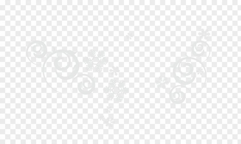 Vector Snowflake Pattern White PNG
