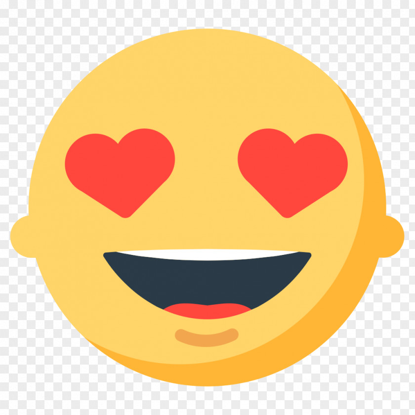 Blushing Emoji Emoticon Heart Love Smiley PNG