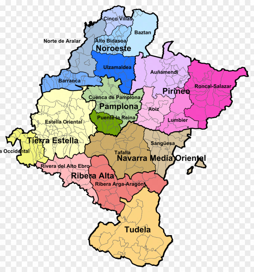 Map Pamplona Autonomous Communities Of Spain Comarcas Navarre Fuero PNG