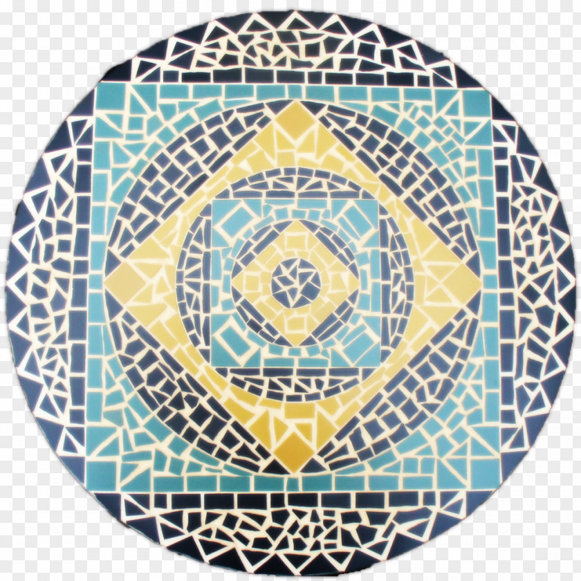 Mosaic Symmetry Pattern PNG
