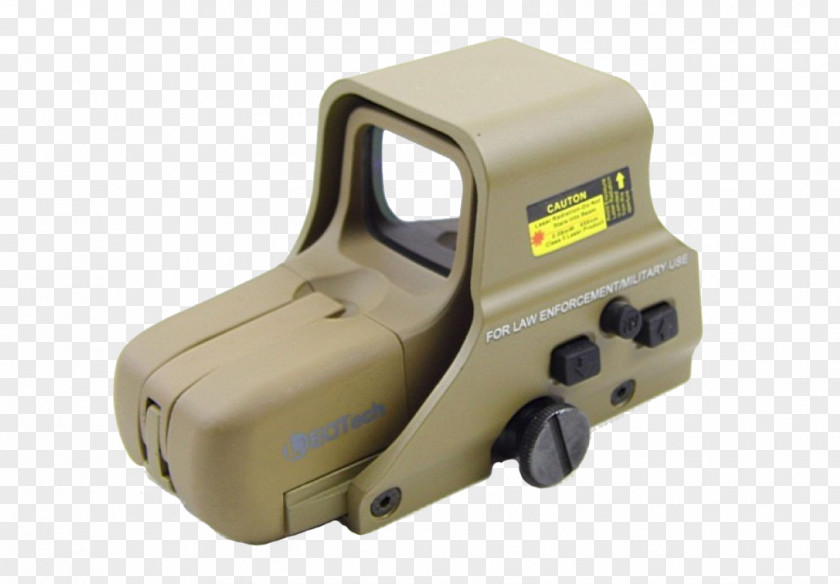 Professional Sand Yellow Holographic Sight Holography Reflector Weapon Red Dot PNG