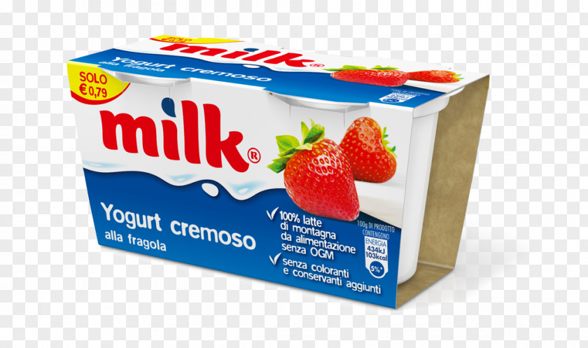 Strawberry Milk Yoghurt Cheese Dessert PNG