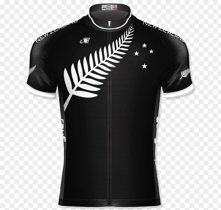 Dynamic Graphic Material T-shirt Silver Fern Flag New Zealand Clothing PNG