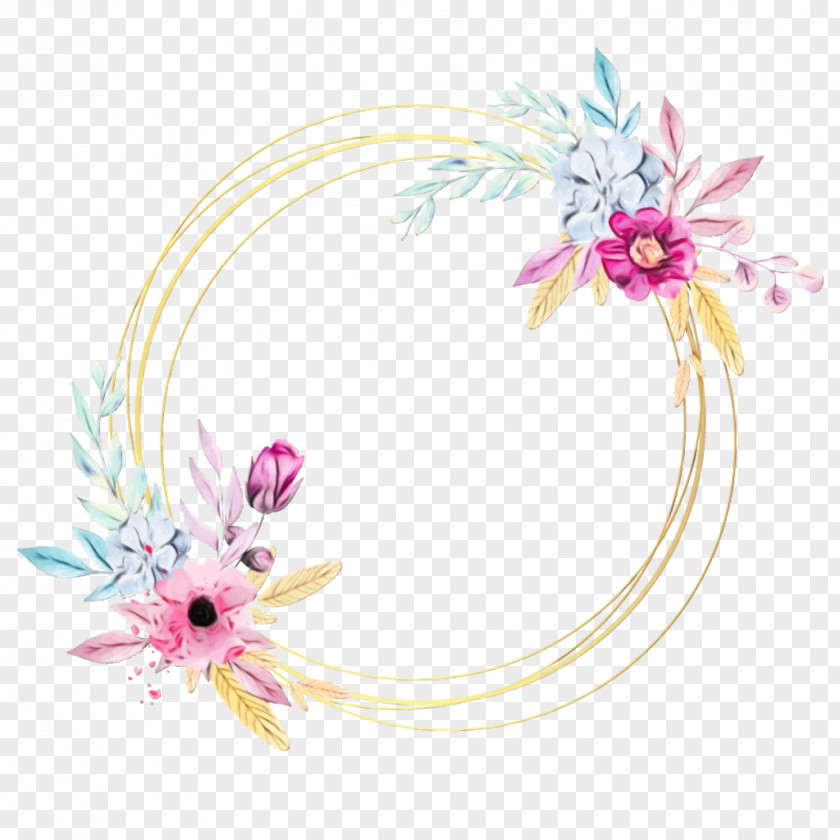 Headband Wildflower Lips Cartoon PNG