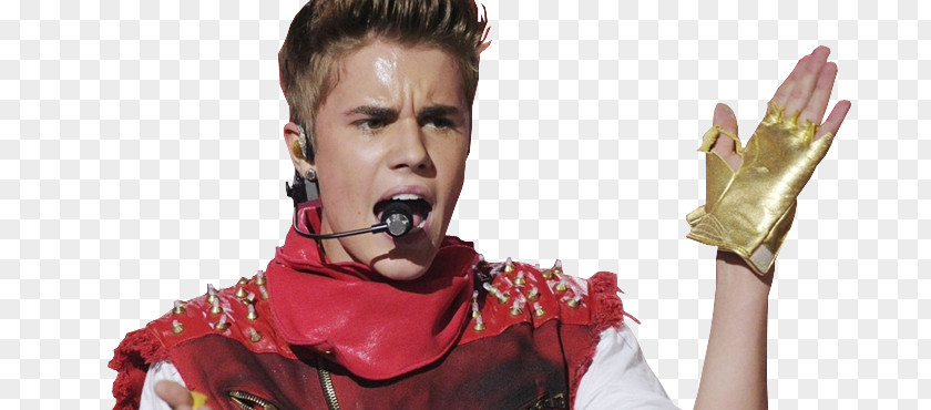 Justin Microphone Finger PNG