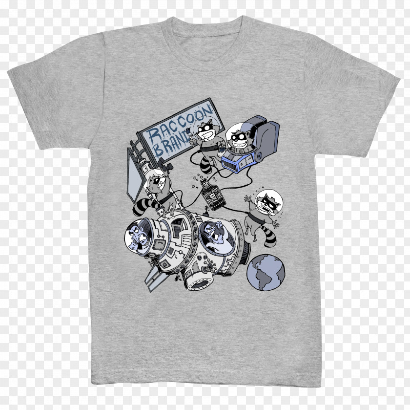 Space Invaders T-shirt Clothing Raccoon Sleeve Brand PNG