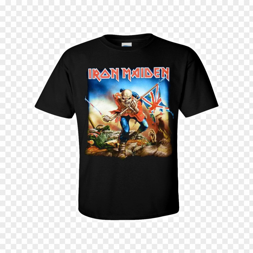 T-shirt Iron Maiden The Trooper (Live Long Beach Arena) PNG