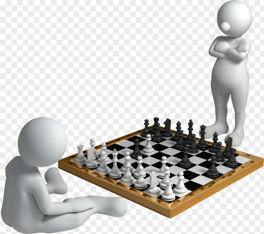 Under The Chess Of 3D People Xiangqi Computer Graphics PNG