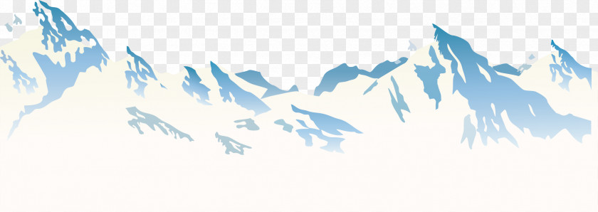 Vector Iceberg Himalayas Mountain Snow Clip Art PNG