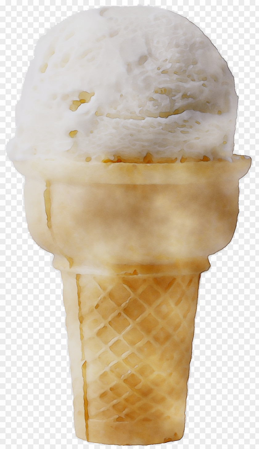 Gelato Ice Cream Cones Vanilla PNG