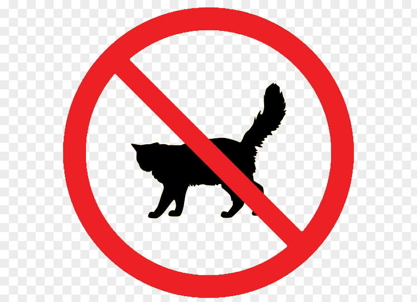 No Cats Allowed Sign Cat Symbol Clip Art PNG