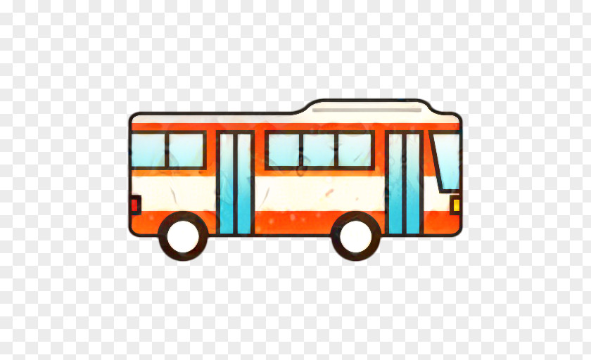 Public Transport Bus Cartoon PNG