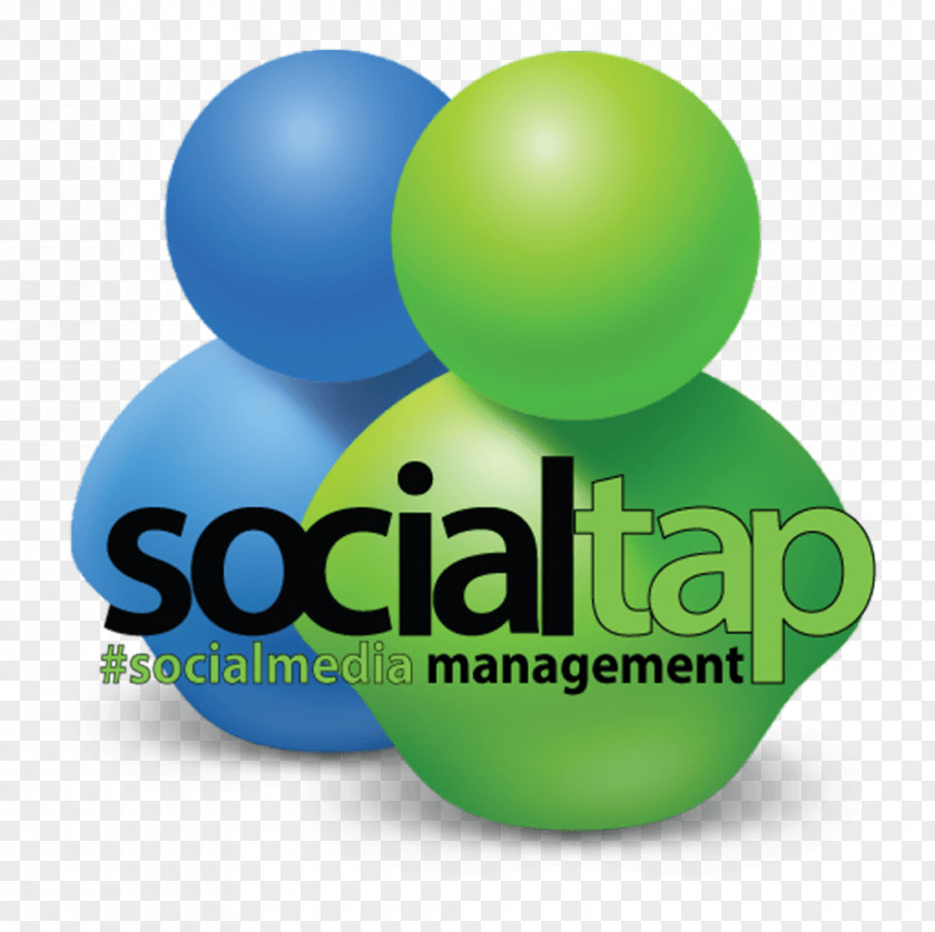 Social Media Management Logo Brand Green PNG